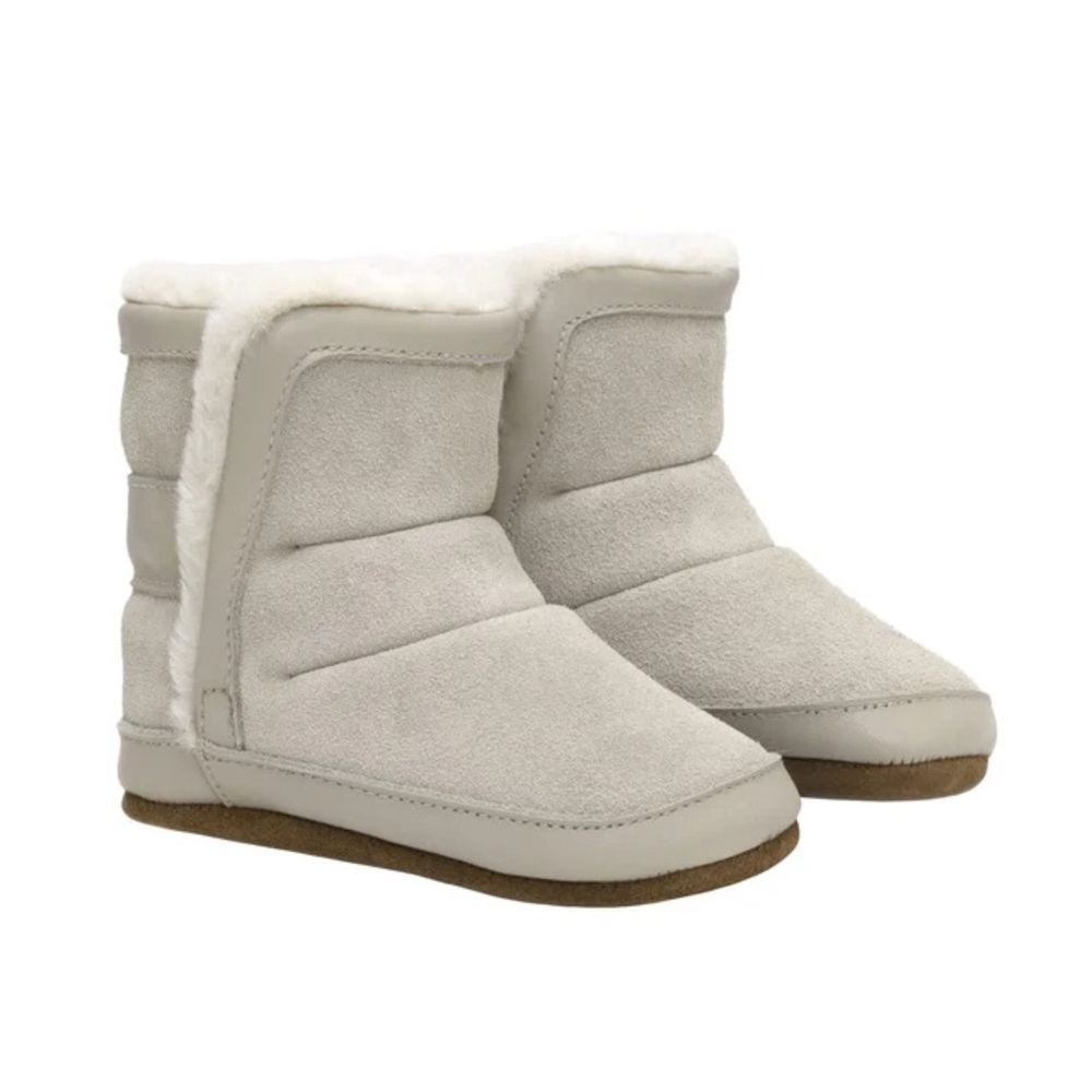Robeez Cream Winter Boots